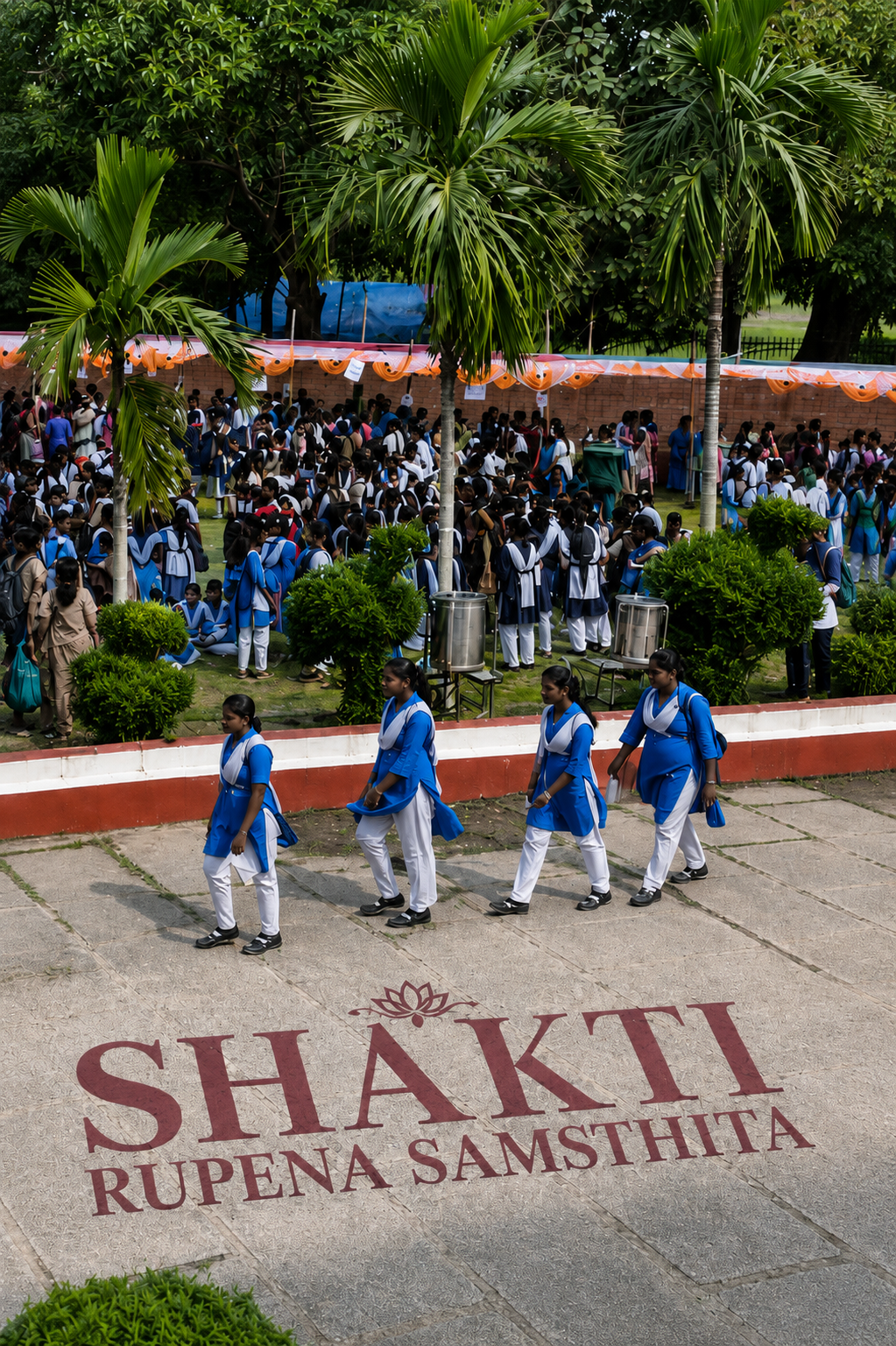 Shakti Rupena Samsthita: The Grand Congregation of Thousands of Girls