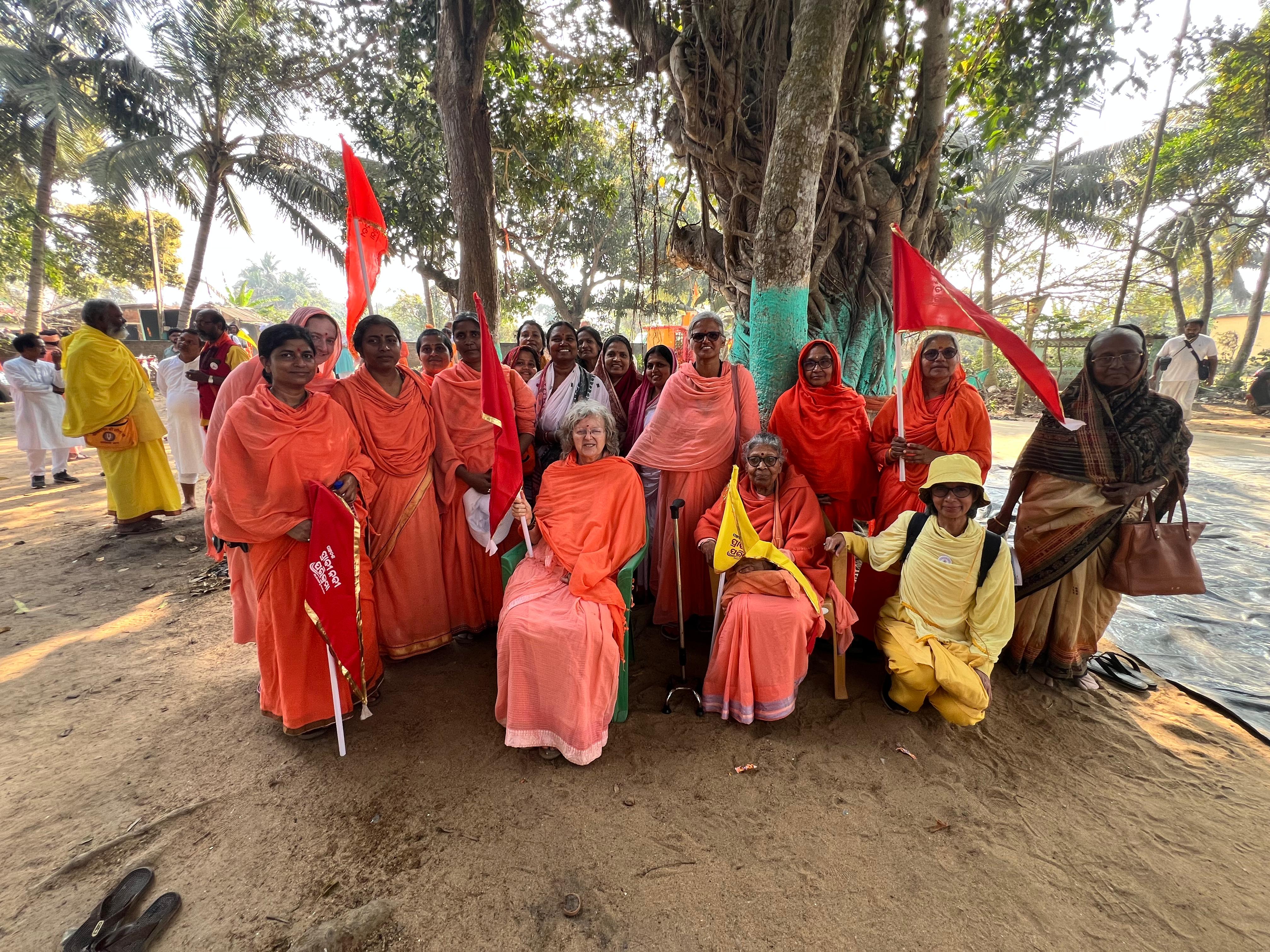 Women leaders interacting